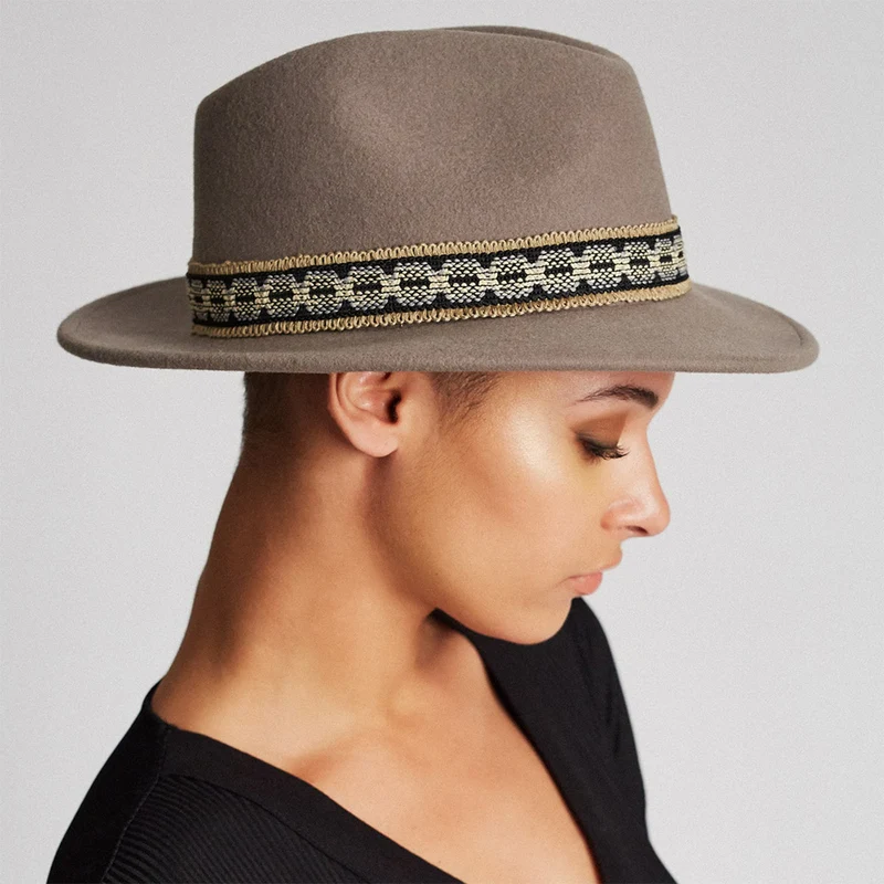 Chapeau Fedora Fiona II naturel BRIXTON