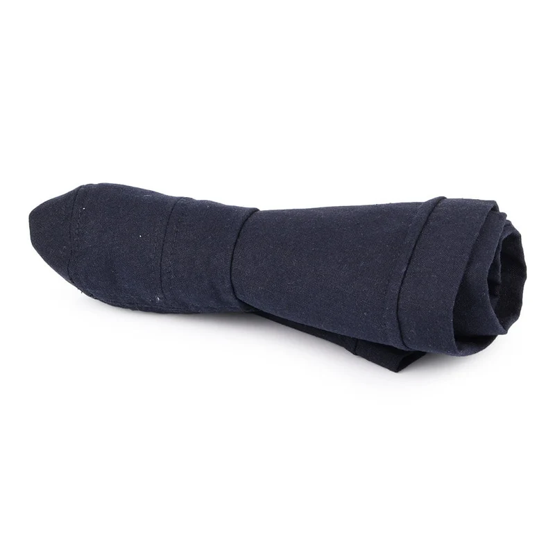 Chapeau Été Lin Pliable Lily bleu marine SUR LA TÊTE - VENTE EN GROS