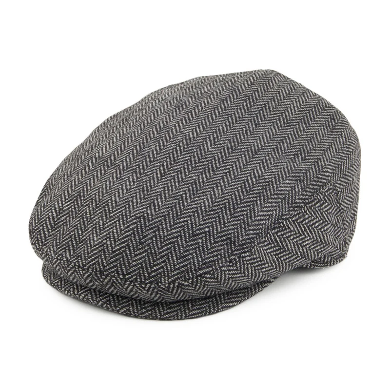 Casquette Plate Enfant à Chevrons gris JAXON & JAMES - VENTE EN GROS