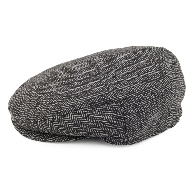 Casquette Plate Enfant à Chevrons gris JAXON & JAMES - VENTE EN GROS