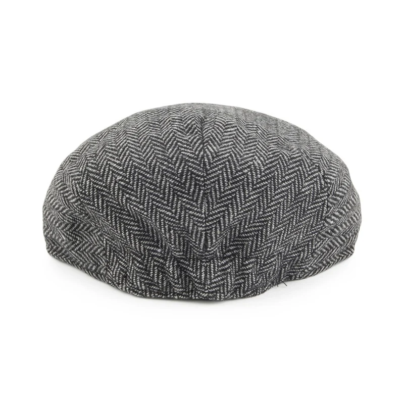 Casquette Plate Bébé à Chevrons gris JAXON & JAMES - VENTE EN GROS