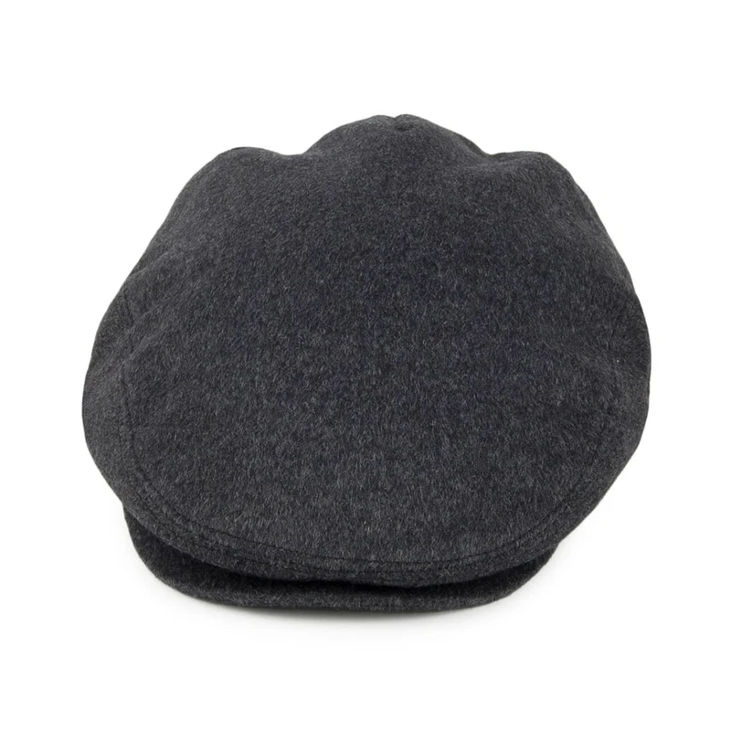 Casquette Plate en Pure Laine Harlem anthracite JAXON & JAMES - VENTE EN GROS