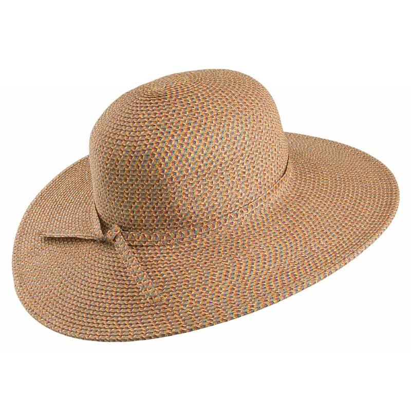 Chapeau d'Eté Sorbet multicolore SUR LA TETE VENTE EN GROS