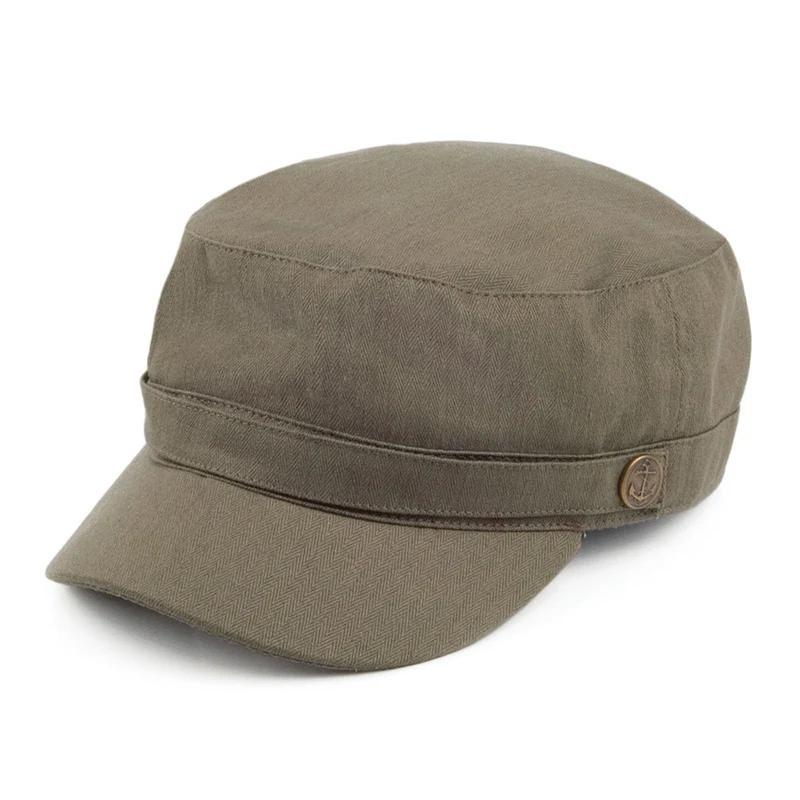 Casquette Militaire à Chevrons olive JAXON & JAMES - VENTE EN GROS