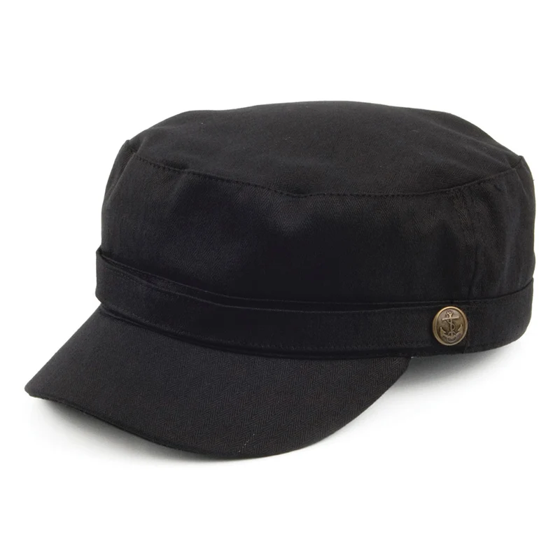 Casquette Militaire à Chevrons noir JAXON & JAMES - VENTE EN GROS
