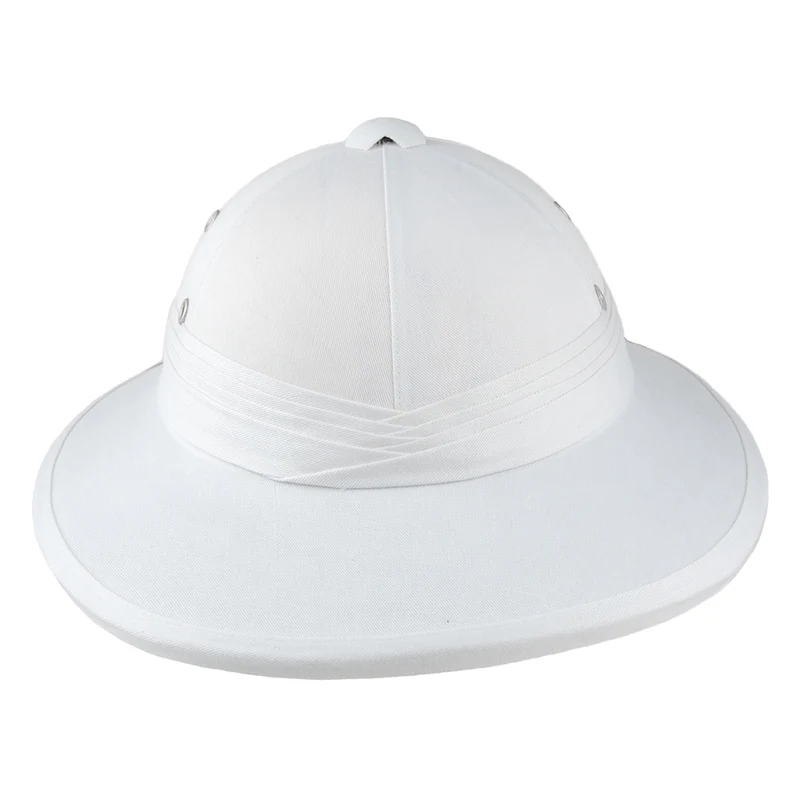 Casque Colonial Français blanc - VENTE EN GROS