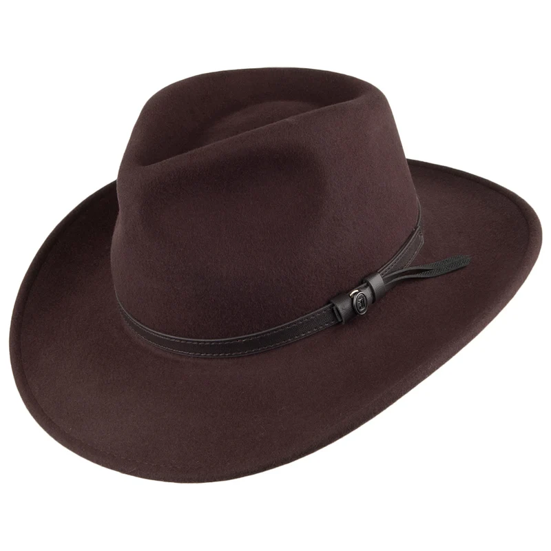 Chapeau Australien Déformable marron JAXON & JAMES - VENTE EN GROS