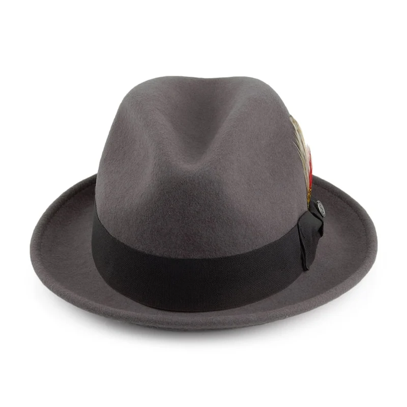 Chapeau Trilby Déformable Blues gris JAXON & JAMES - VENTE EN GROS