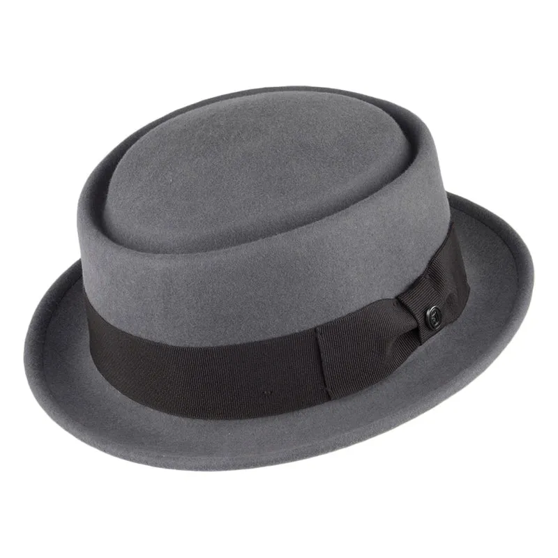 Chapeau Pork Pie Déformable gris JAXON & JAMES - VENTE EN GROS