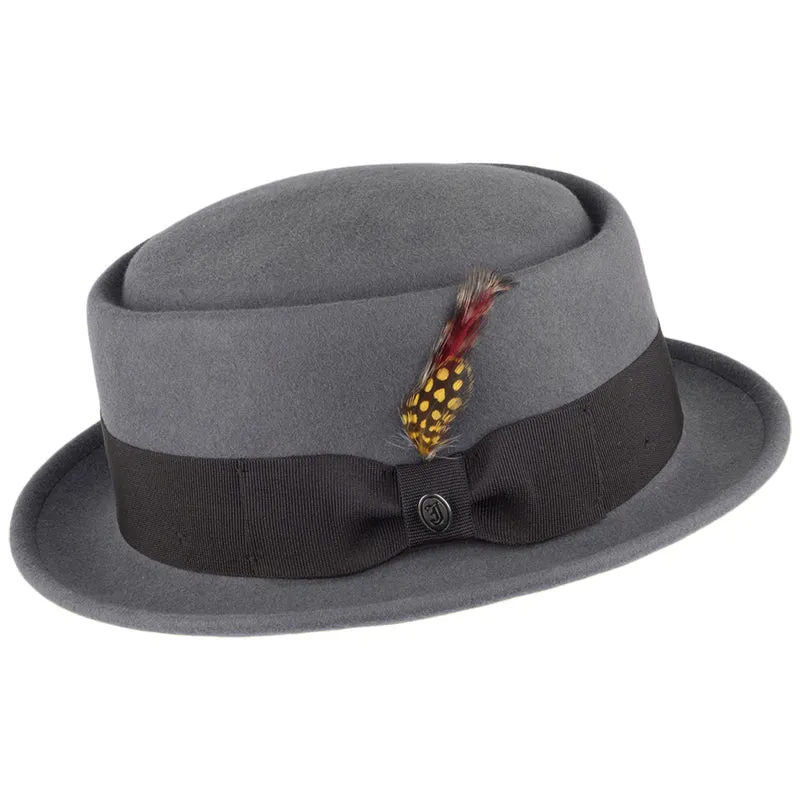 Chapeau Pork Pie Déformable gris JAXON & JAMES - VENTE EN GROS