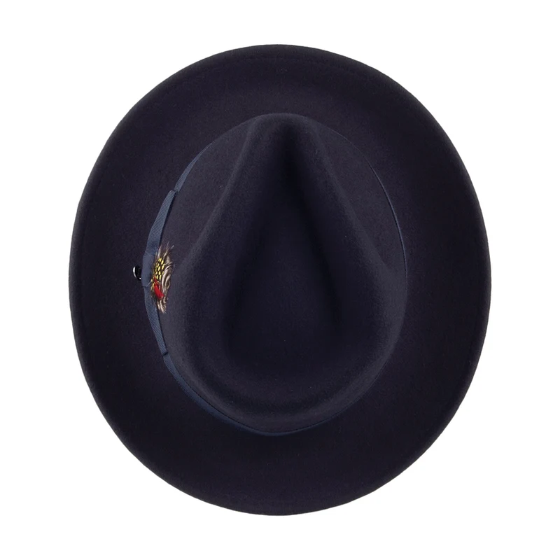 Chapeau Fedora Déformable C-Crown bleu marine JAXON & JAMES - VENTE EN GROS
