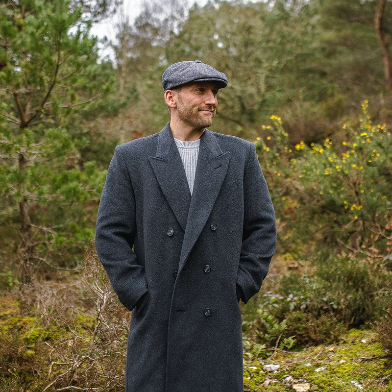 Casquette Gavroche à Chevrons gris JAXON & JAMES - VENTE EN GROS