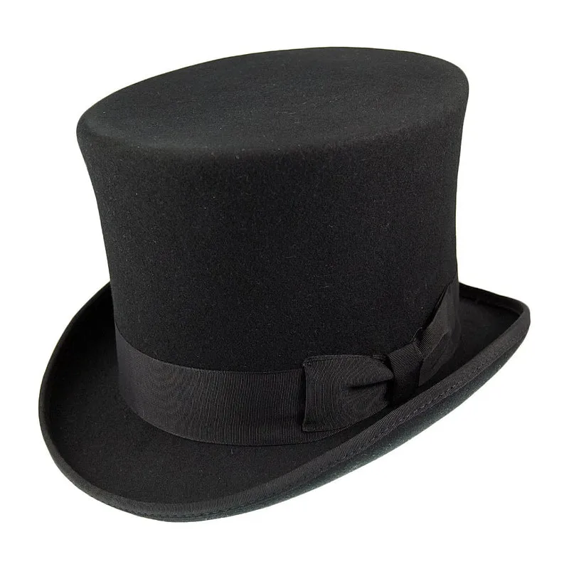 Chapeau Haut de Forme Victorien noir JAXON & JAMES - VENTE EN GROS