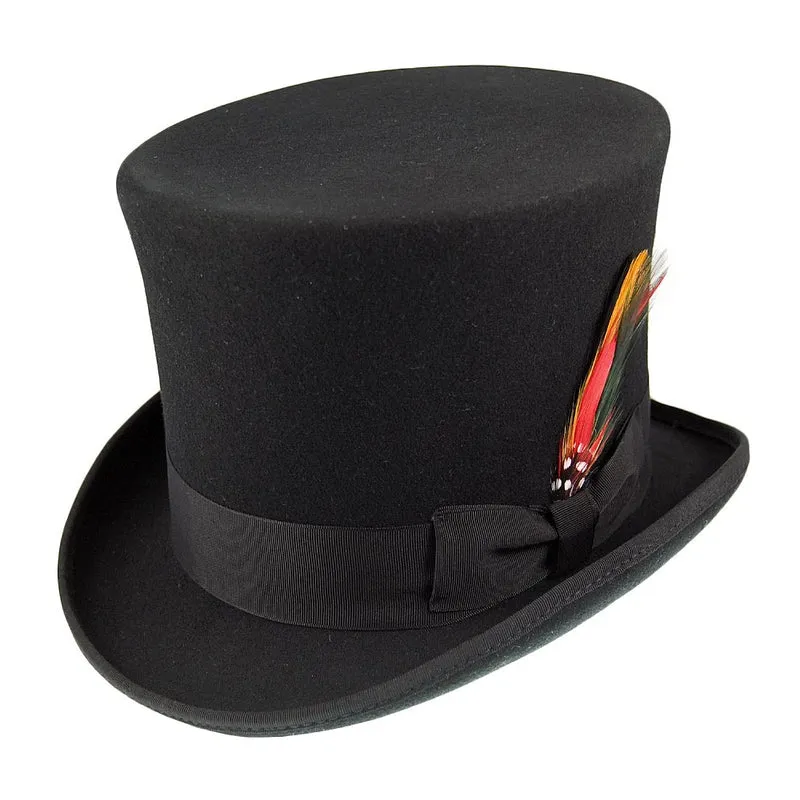 Chapeau Haut de Forme Victorien noir JAXON & JAMES - VENTE EN GROS