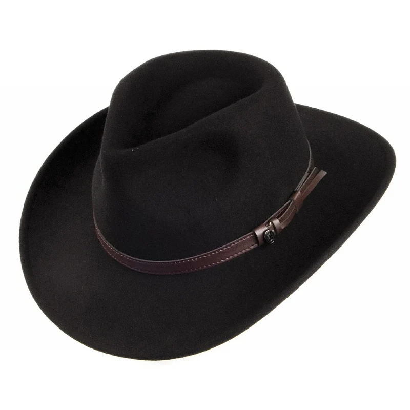 Chapeau Australien Déformable noir JAXON & JAMES - VENTE EN GROS