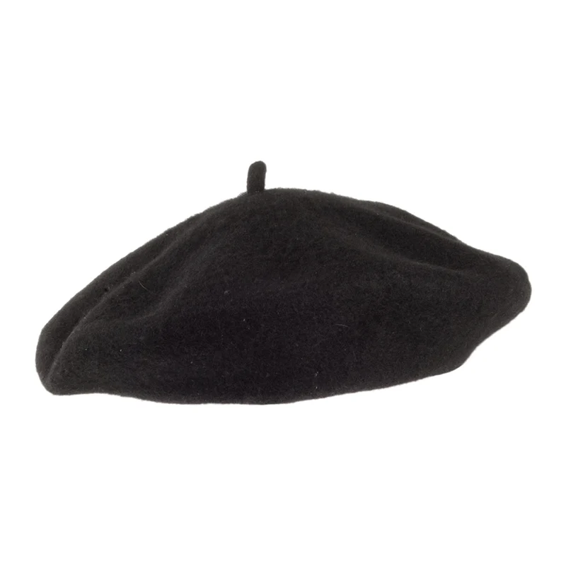 Béret Enfant en Laine noir