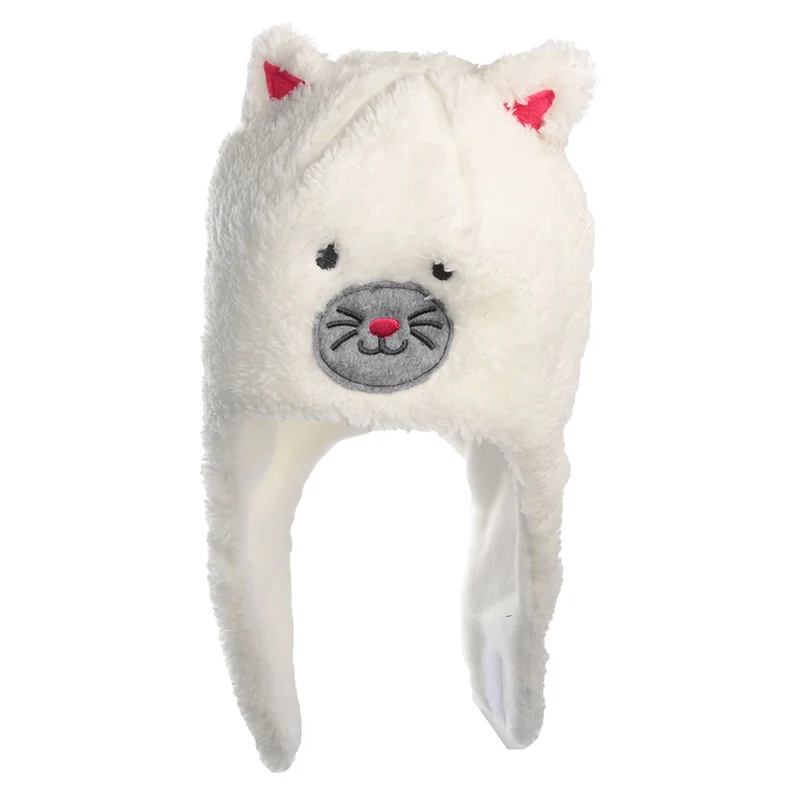 Bonnet Enfant Animal avec Protège-Oreilles ivoire SCALA