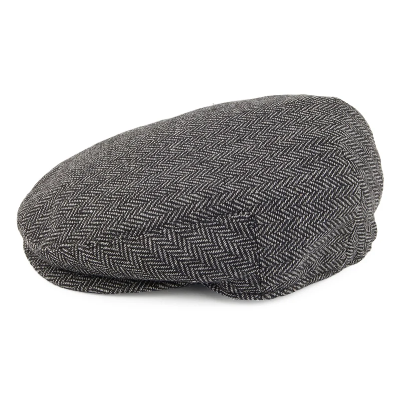 Casquette Plate Enfant à Chevrons gris JAXON & JAMES