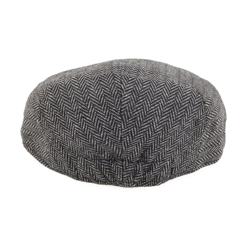 Casquette Plate Enfant à Chevrons gris JAXON & JAMES