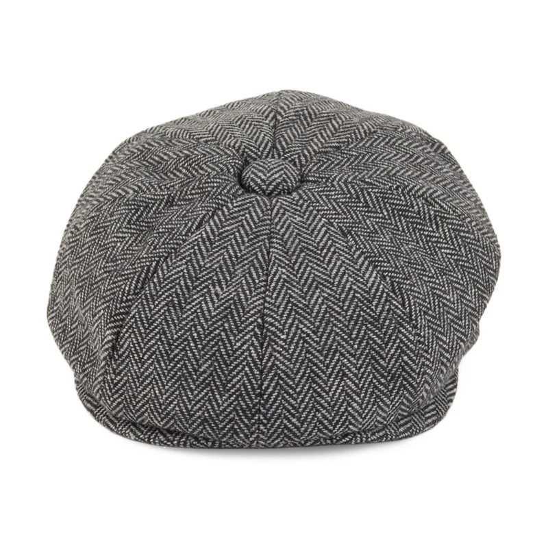 Casquette Gavroche Bébé à Chevrons anthracite JAXON & JAMES