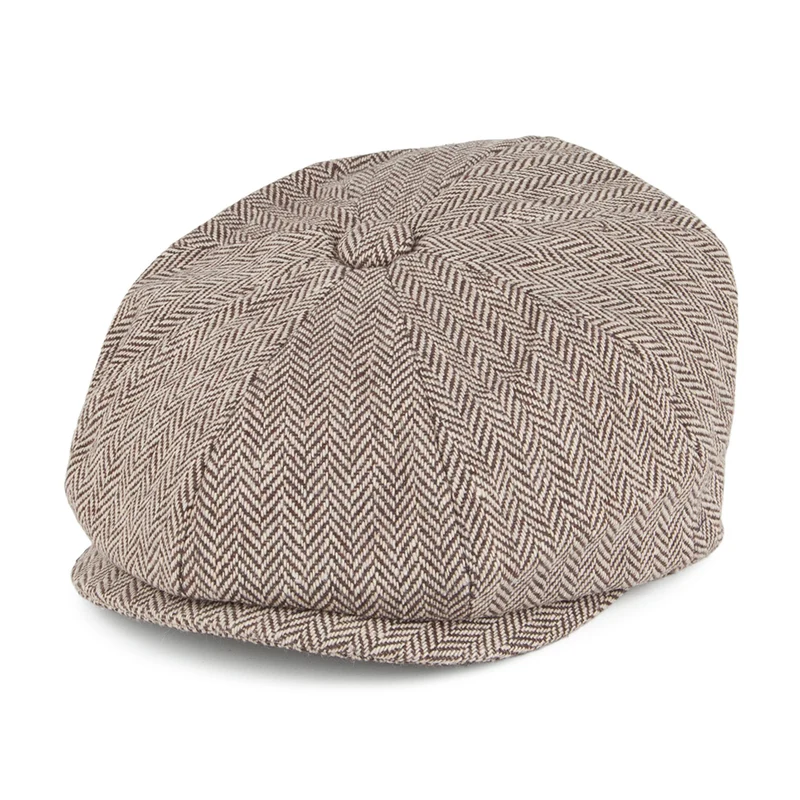 Casquette Gavroche Enfant à Chevrons marron JAXON & JAMES