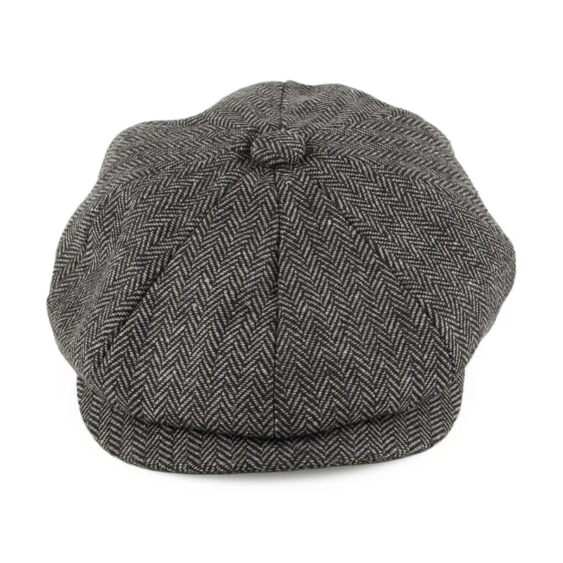 Casquette Gavroche Enfant à Chevrons anthracite JAXON & JAMES