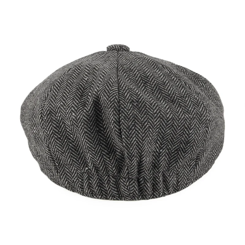 Casquette Gavroche Enfant à Chevrons anthracite JAXON & JAMES