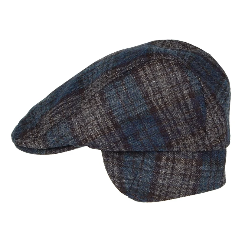 Casquette Plate à Carreaux Westerdale à Protège-Oreilles bleu-multi FAILSWORTH