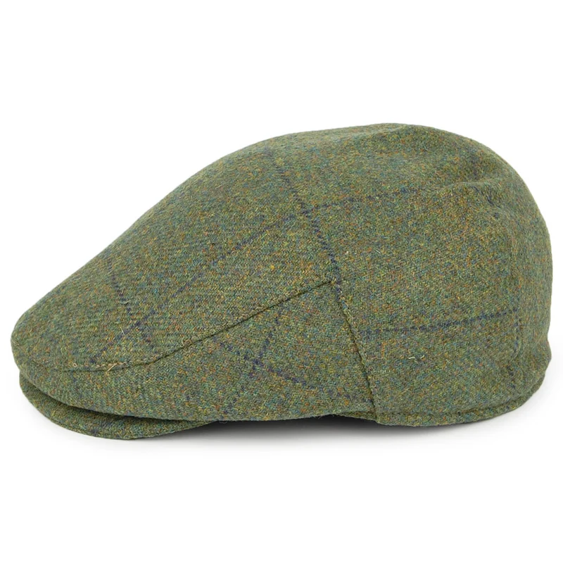 Casquette Plate Imperméable à Carreaux mousse FAILSWORTH