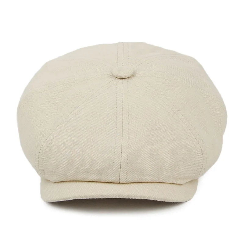 Casquette Gavroche en Coton et Lin naturel STETSON