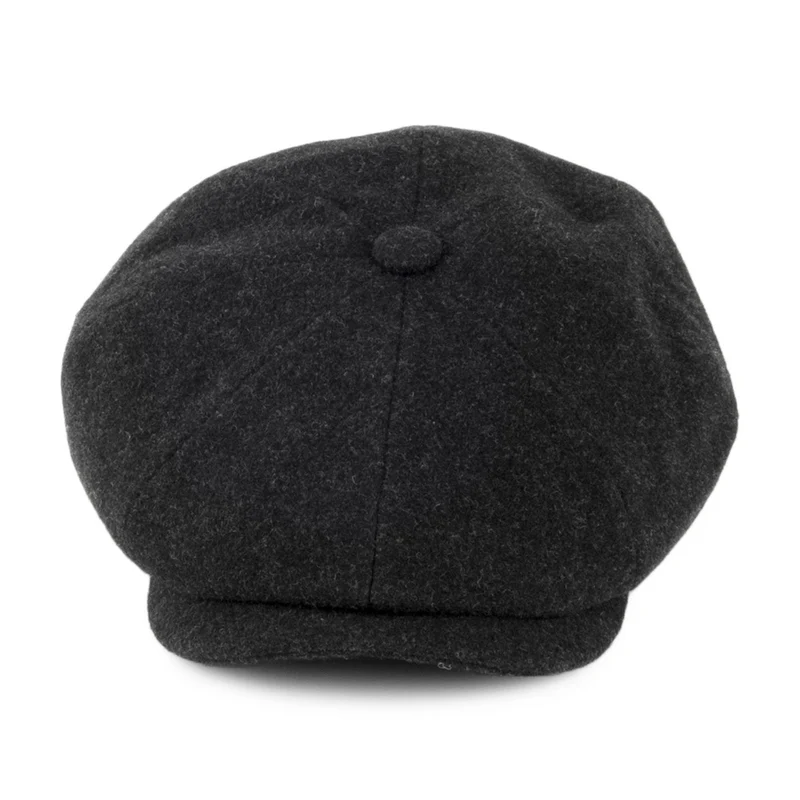 Casquette Gavroche en Laine et Cachemire Hatteras anthracite STETSON