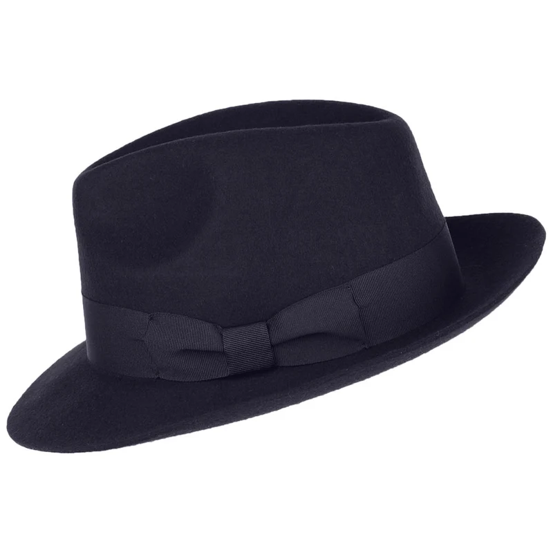 Chapeau Fedora Chester bleu marine FAILSWORTH