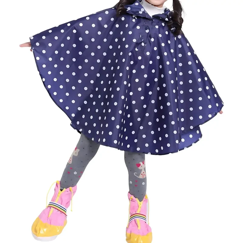 Poncho pluie fille