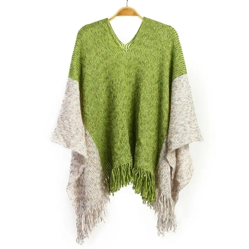 Châles ponchos chauds femmes