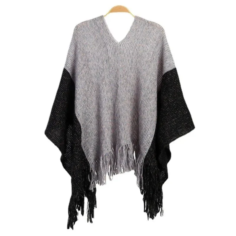 Châles ponchos chauds femmes