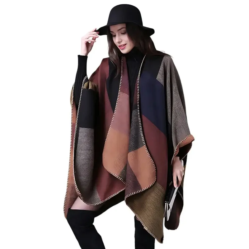 Poncho foulard châle femme