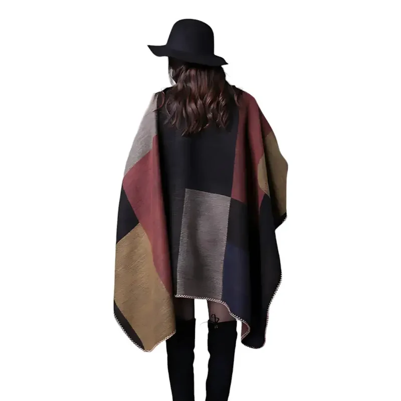 Poncho foulard châle femme