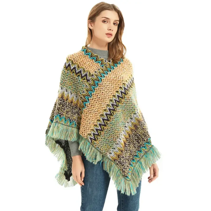 Poncho coton femme intérieur