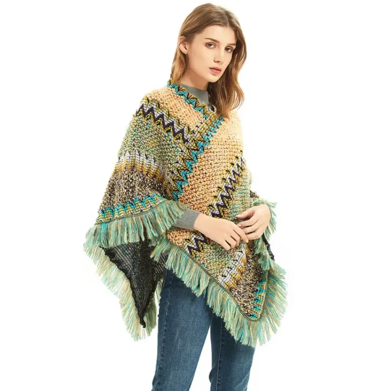 Poncho coton femme intérieur