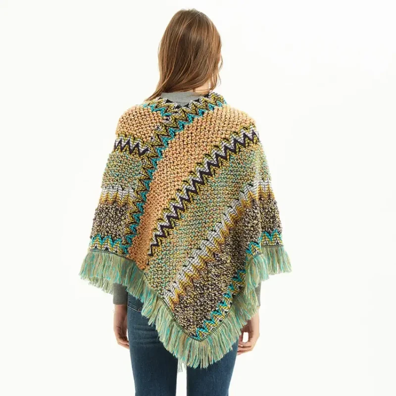 Poncho coton femme intérieur