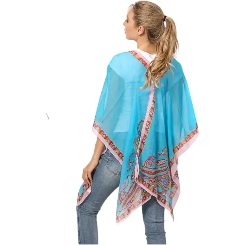 Poncho cape femme d'été