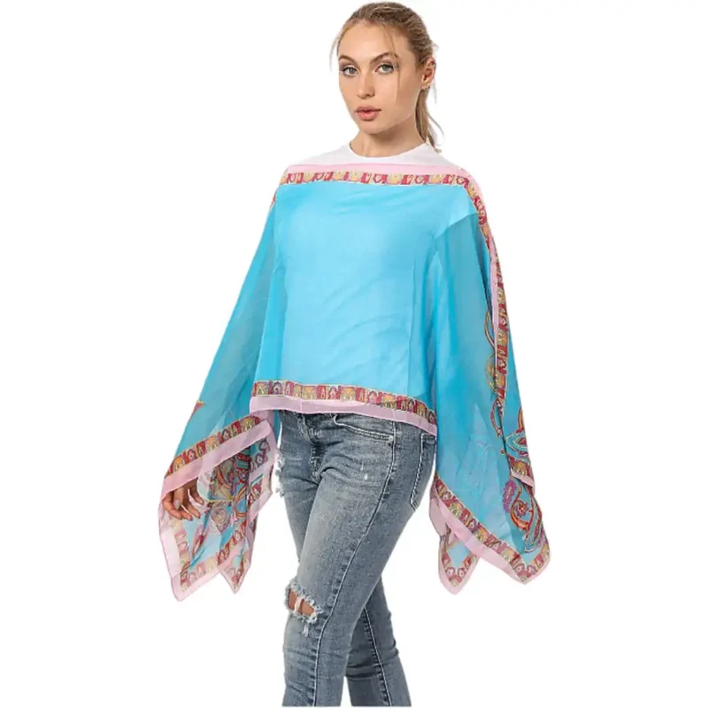 Poncho cape femme d'été