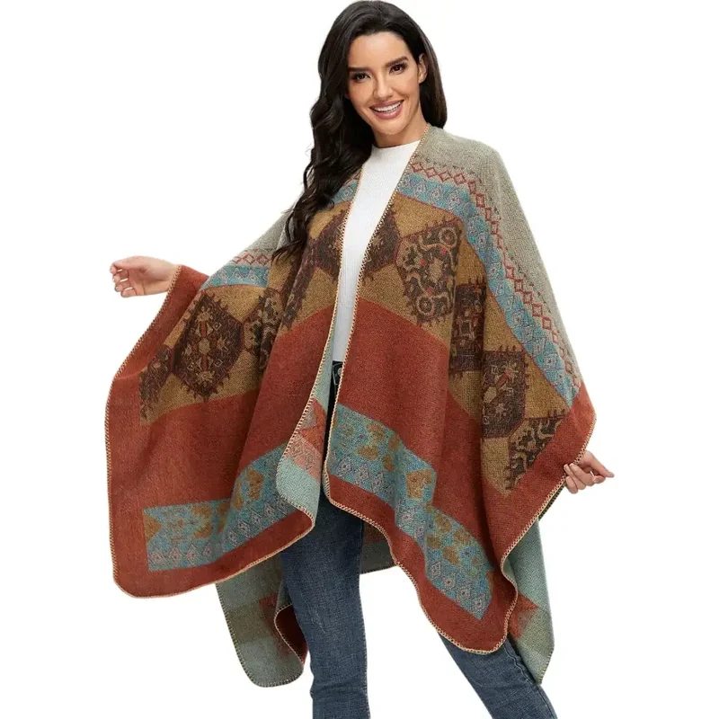 Tricot poncho