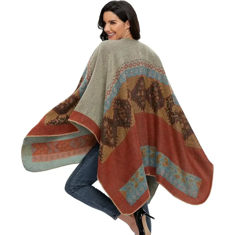Tricot poncho