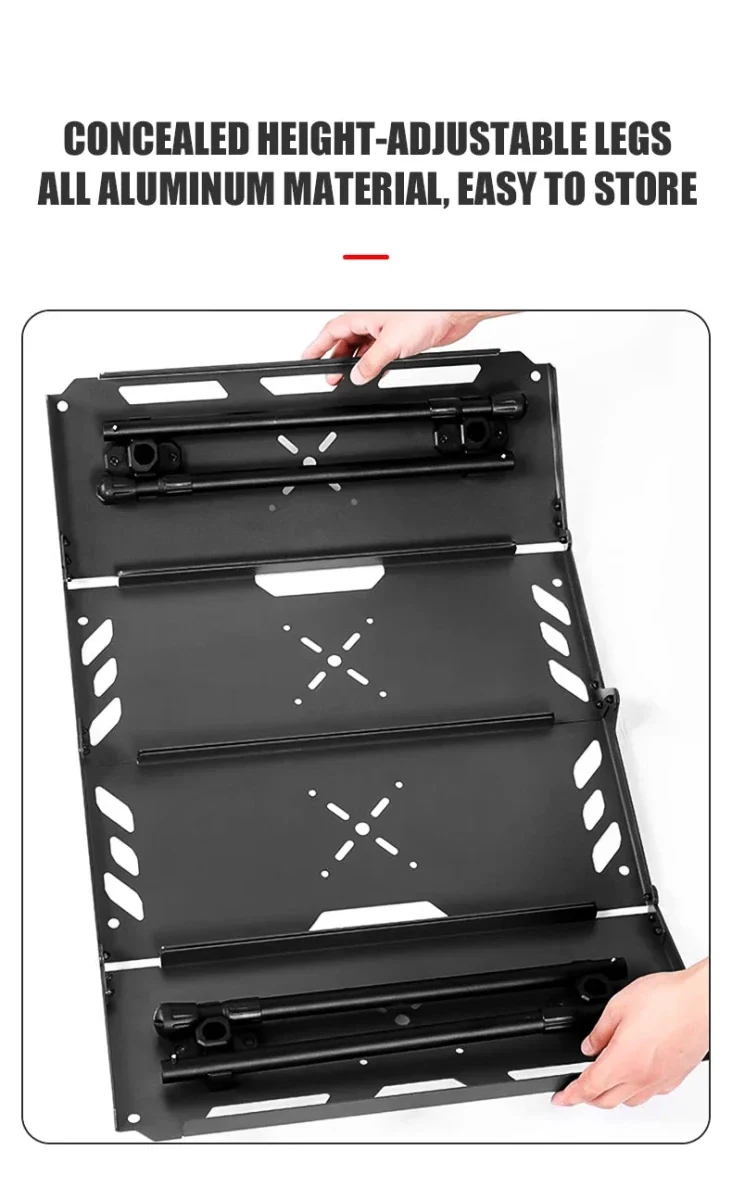 Table tactique d'extérieur pliante, légère et multifonctionnelle 3kg "WESTTUNE - Tactical table ST15"