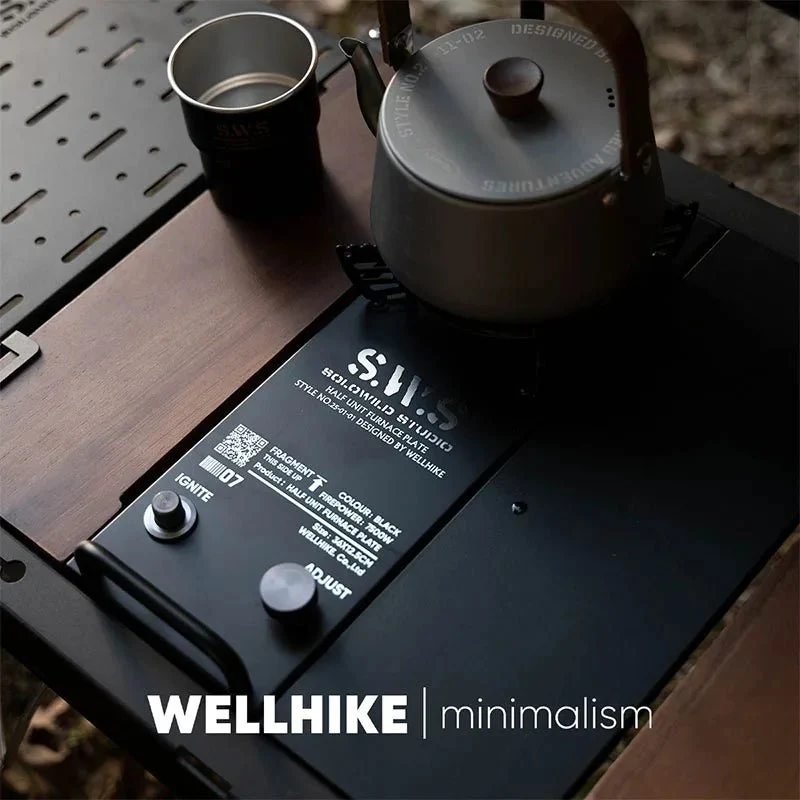 Réchaud de camping multifonctionnel pour table IGT à trois brûleurs 7500W "WELLHIKE - SWS IGNITE07"