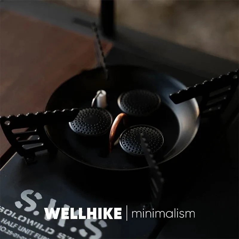 Réchaud de camping multifonctionnel pour table IGT à trois brûleurs 7500W "WELLHIKE - SWS IGNITE07"