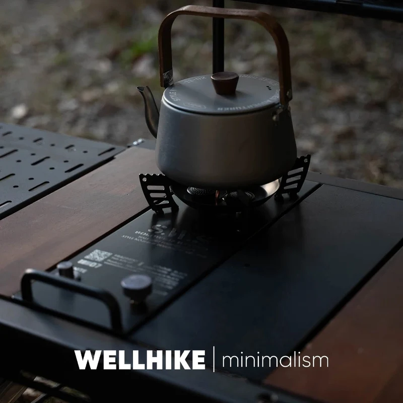 Réchaud de camping multifonctionnel pour table IGT à trois brûleurs 7500W "WELLHIKE - SWS IGNITE07"