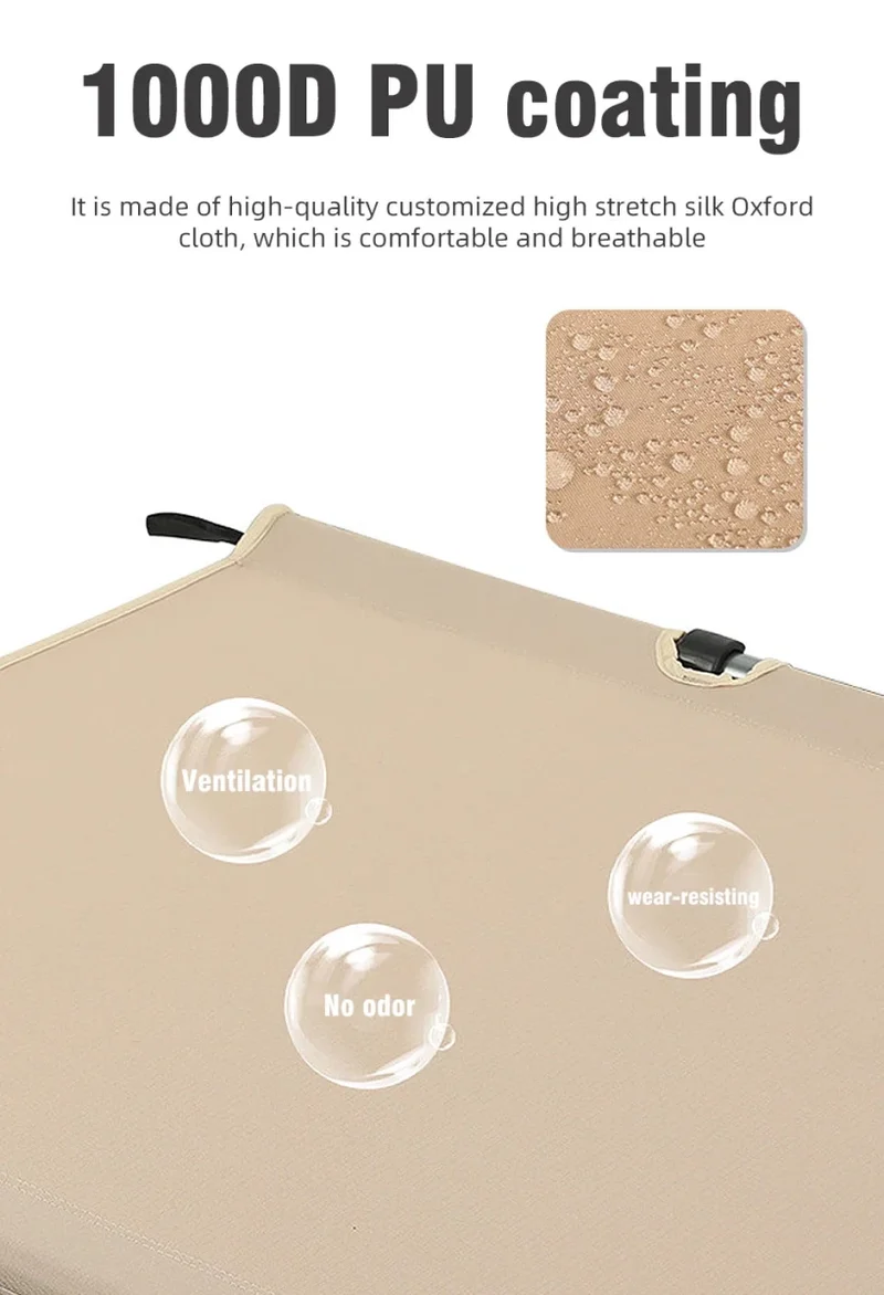 Lit de camping pliable et portable pour le camping, van-life et opérations "Pacoone - Camp bed"