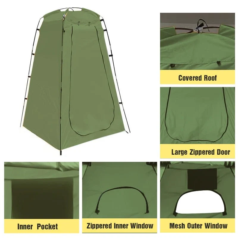 Tente de douche portable pour le camping et van-life "Westtune - Shower tent"